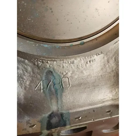 Vintage Syroco Ornate Wall Clock Hollywood Regency MCM 1960s USA 27" - Picture 9 of 9